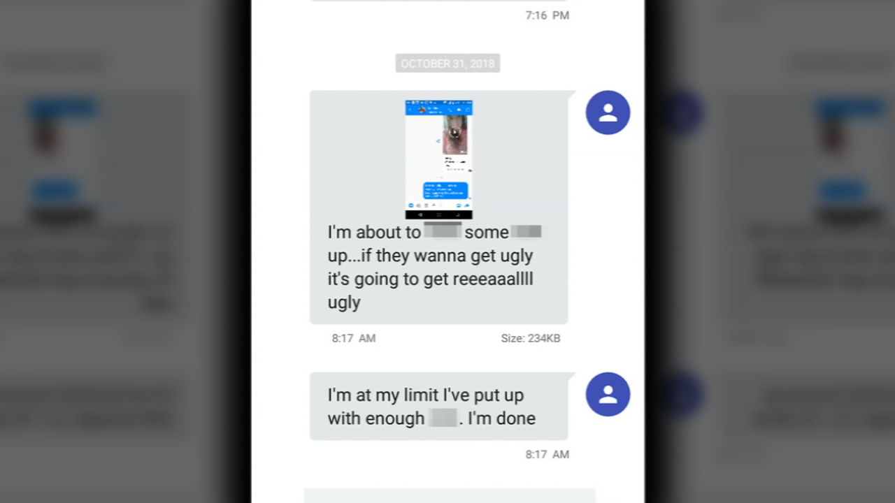 Threatening text message, allegedly from Bullitt Central teacher Dusty Witherspoon